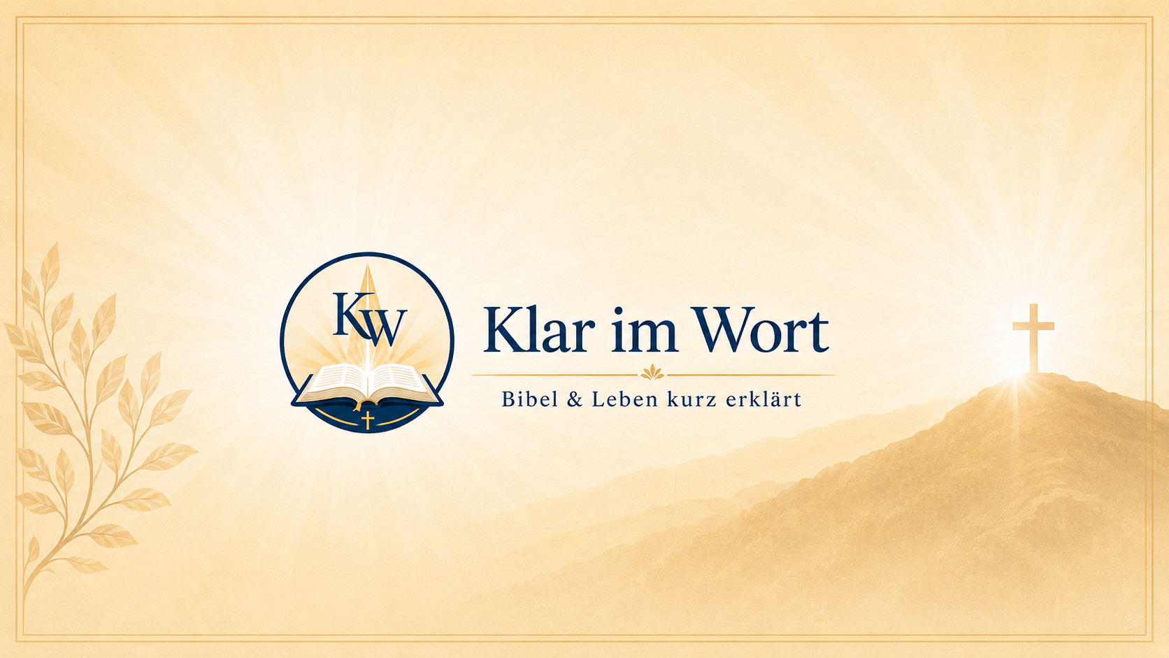 Klar im Wort – Bibel und Leben kurz erklärt